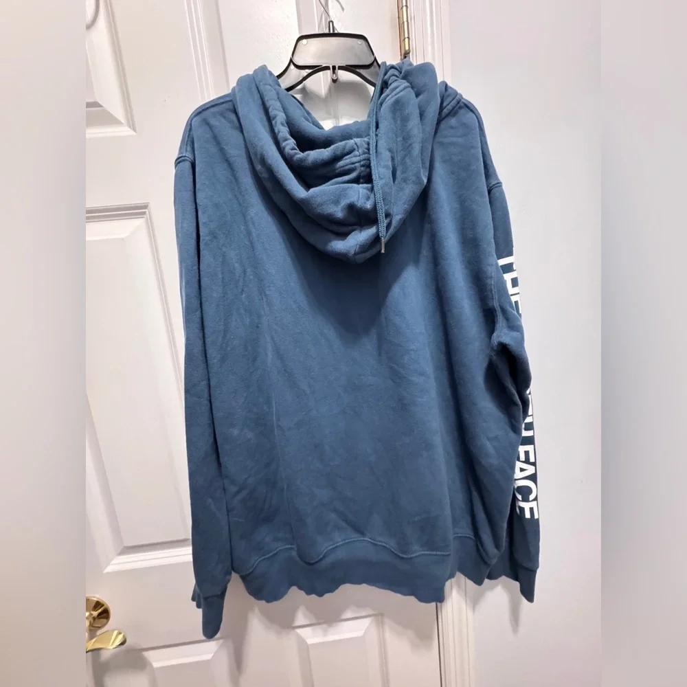 The North Face Teal Full-Zip Hoodie size xl
